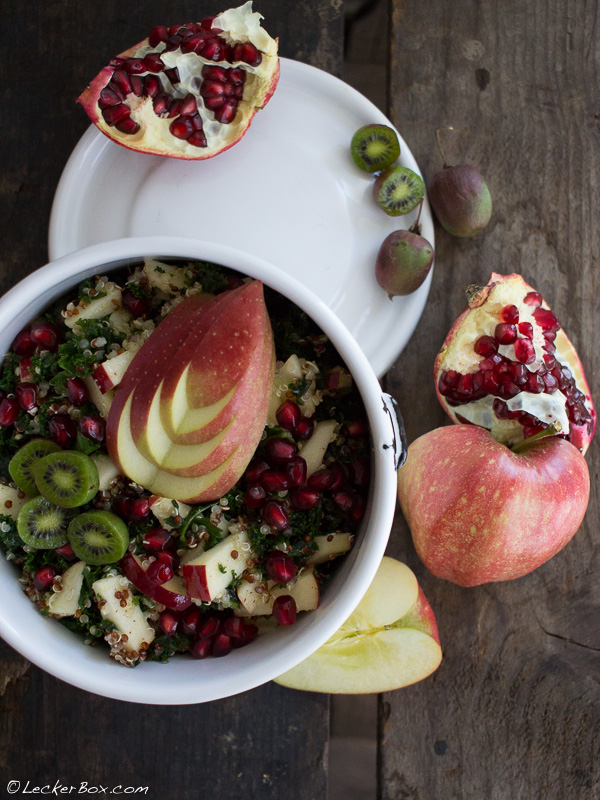 Grünkohl-Qunioa-Salat *vegan *glutenfrei