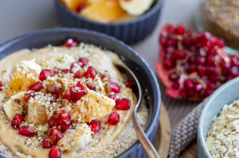 Porridge-Rezept für ein gesundes Frühstück